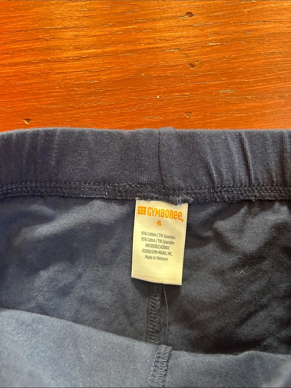 Gymboree Navy and Red Cotton Knit Shorts Set